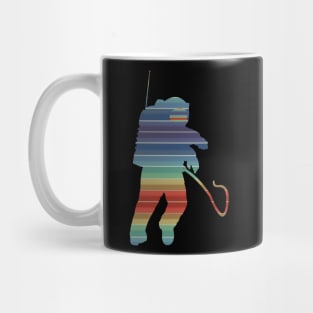 80s Retro Colorful Space Astronaut Mug